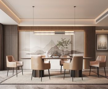 New Chinese Style Dining Room-ID:968559983