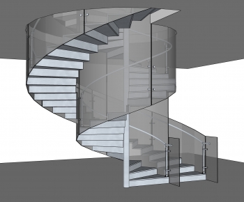 Modern Stair Balustrade/elevator-ID:372359878