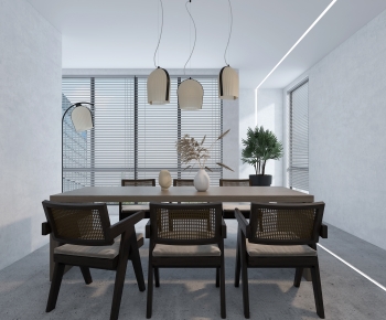 Nordic Style Dining Room-ID:882462027