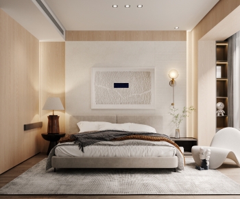 Wabi-sabi Style Bedroom-ID:268098123