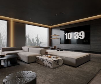 Modern A Living Room-ID:805030112