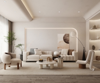 Wabi-sabi Style A Living Room-ID:308365115
