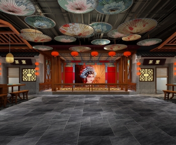 New Chinese Style Catering Space-ID:447494986