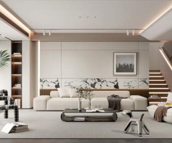 Modern A Living Room-ID:654408938