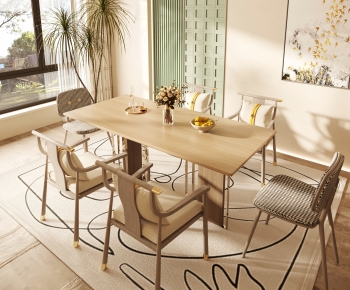 Modern Dining Table And Chairs-ID:201886894
