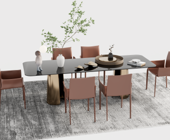 Modern Dining Table And Chairs-ID:539694075