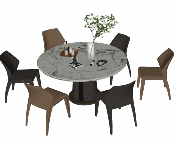 Modern Dining Table And Chairs-ID:909210922