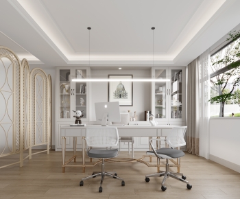 Modern American Style Manager's Office-ID:927573929