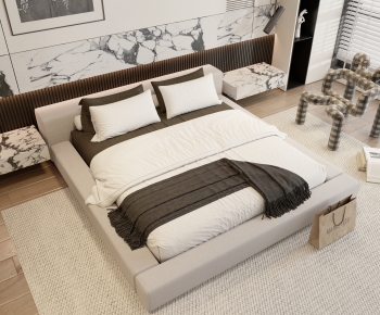 Modern Double Bed-ID:478739719