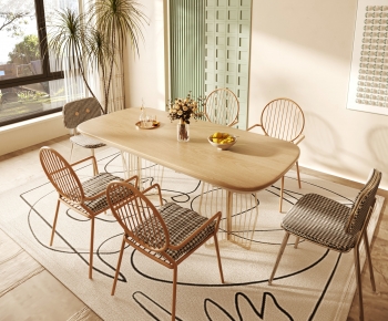Modern Dining Table And Chairs-ID:936534888