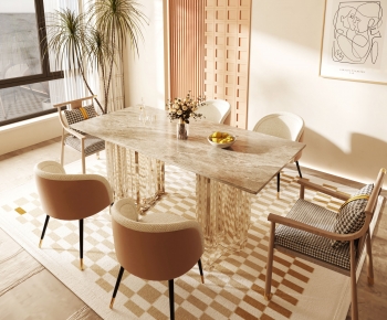 Modern Dining Table And Chairs-ID:278551108