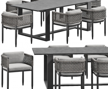 Modern Dining Table And Chairs-ID:320360746