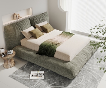 Modern Double Bed-ID:810470104