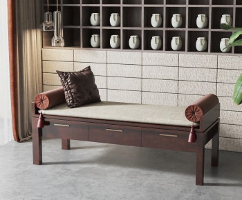 New Chinese Style Bench-ID:377640012