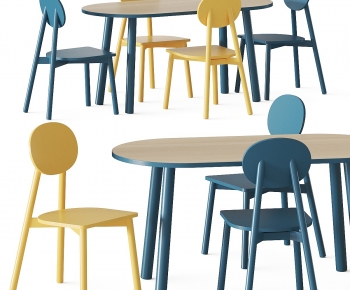 Modern Dining Table And Chairs-ID:964755064