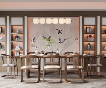 New Chinese Style Dining Room-ID:176956894
