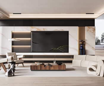 Modern A Living Room-ID:844460962