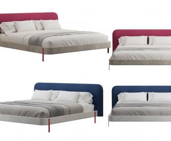Modern Double Bed-ID:439631945