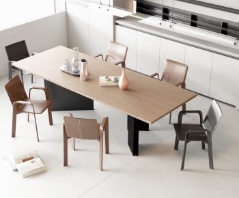 Modern Dining Table And Chairs-ID:503963957