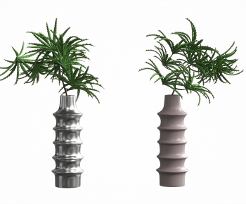 现代植物花瓶摆件-ID:398072006