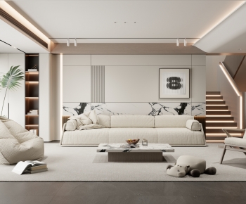 Modern A Living Room-ID:592108969