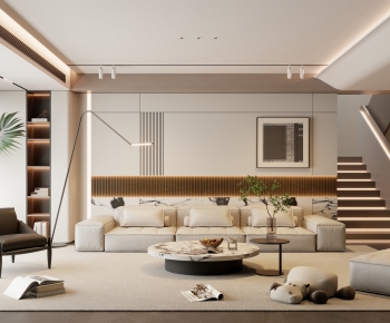 Modern A Living Room-ID:799799012