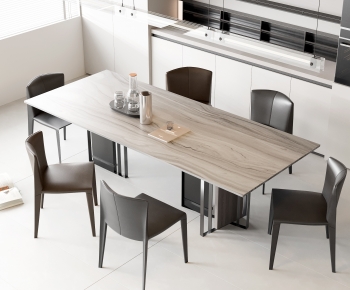 Modern Dining Table And Chairs-ID:120703945