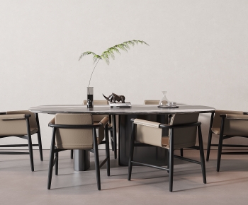 Modern Dining Table And Chairs-ID:359837061