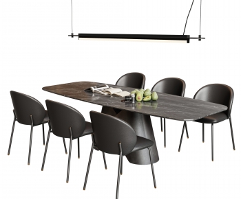Modern Dining Table And Chairs-ID:676589012