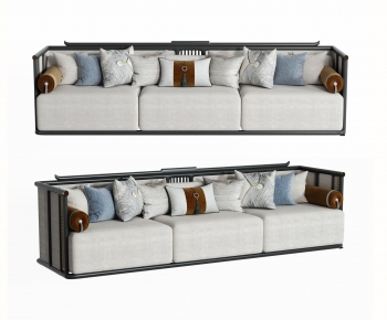 New Chinese Style Multi Person Sofa-ID:537094122