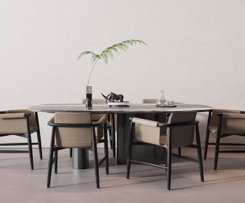 Modern Dining Table And Chairs-ID:684926034