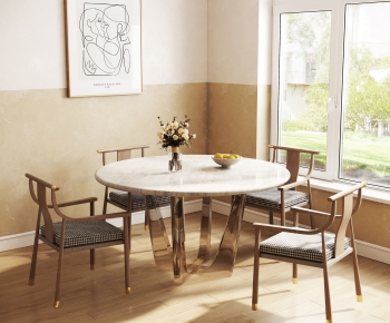 Modern Dining Table And Chairs-ID:857808117