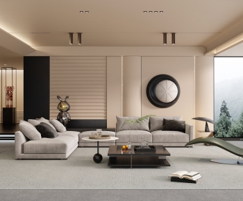Modern A Living Room-ID:790419648