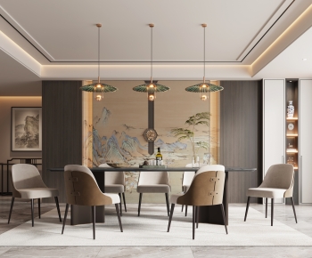 New Chinese Style Dining Room-ID:337861068