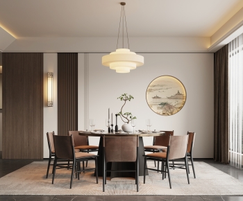New Chinese Style Dining Room-ID:639030931