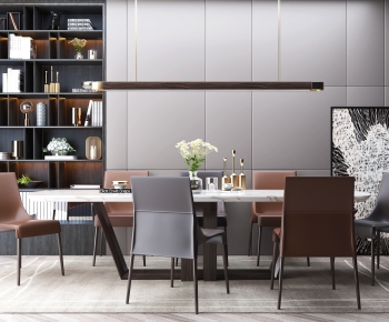 Modern Dining Table And Chairs-ID:197830236