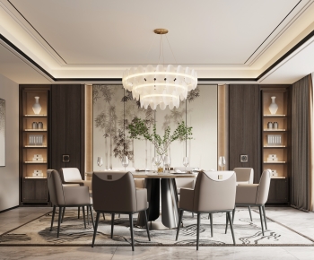 New Chinese Style Dining Room-ID:568195108