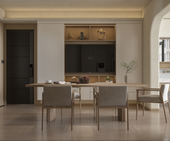Modern Wabi-sabi Style A Living Room-ID:899980077