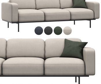 Modern Three-seat Sofa-ID:614758977
