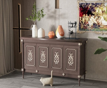 New Chinese Style Side Cabinet/Entrance Cabinet-ID:237963913
