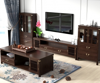 New Chinese Style TV Cabinet-ID:159106024