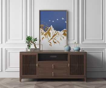 New Chinese Style TV Cabinet-ID:993813045
