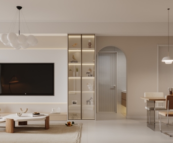 Modern A Living Room-ID:382388115