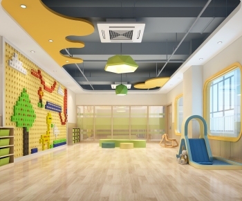 现代儿童幼儿园活动室-ID:887768033