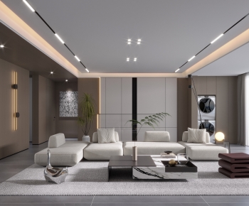 Modern A Living Room-ID:294296037