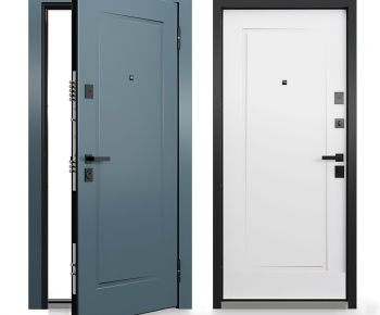Modern Industrial Style Single Door-ID:355043895