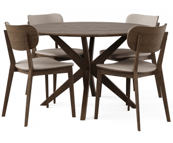 Modern Dining Table And Chairs-ID:886250029