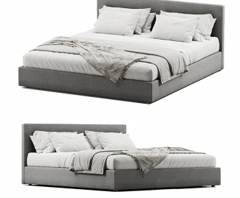 Modern Double Bed-ID:895224097