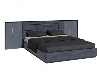 Modern Double Bed-ID:654212002