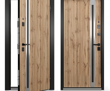 Modern Industrial Style Single Door-ID:206688884